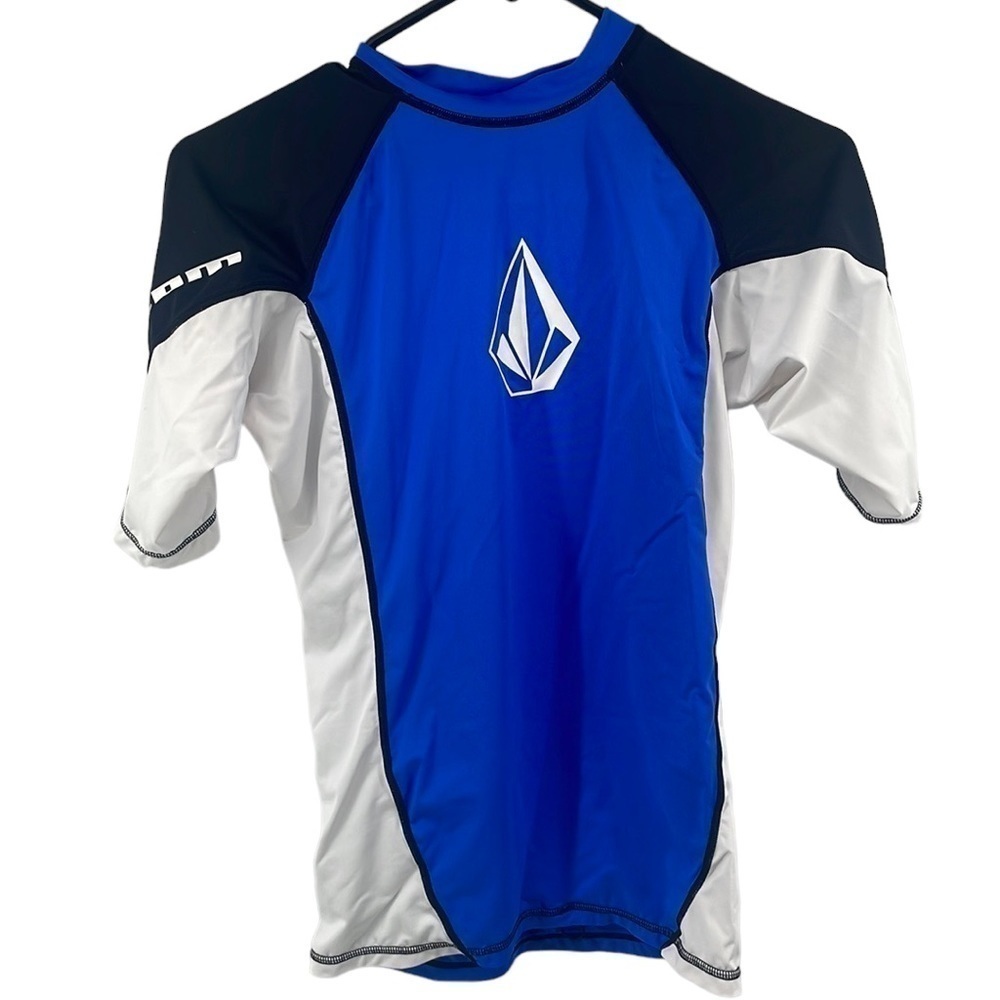 VOLCOM swim shirt rash guard anti uv mod tech uv ultra violet protection sz lg